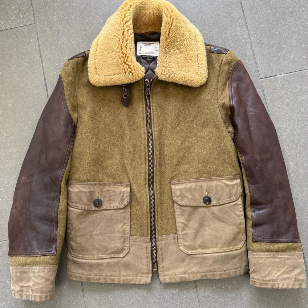 SOLD SOLD SOLD Schott Perfecto Brand Shearling Flying Jacket M